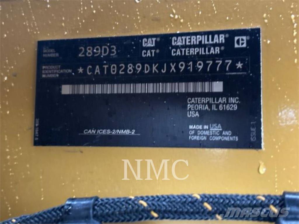 CAT 289D3 Ładowarki gąsienicowe
