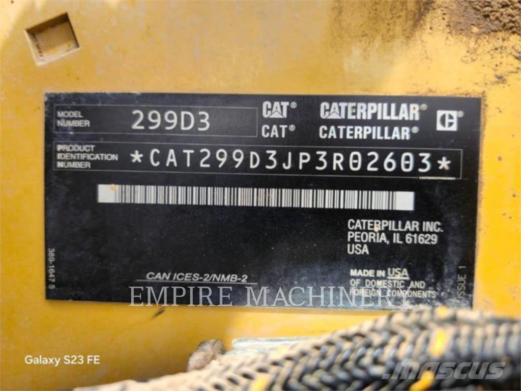 CAT 299D3XPSCA Ładowarki burtowe