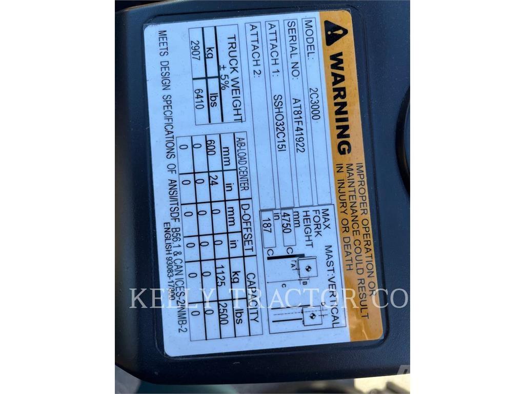 CAT 2C3000 Wózki widłowe inne