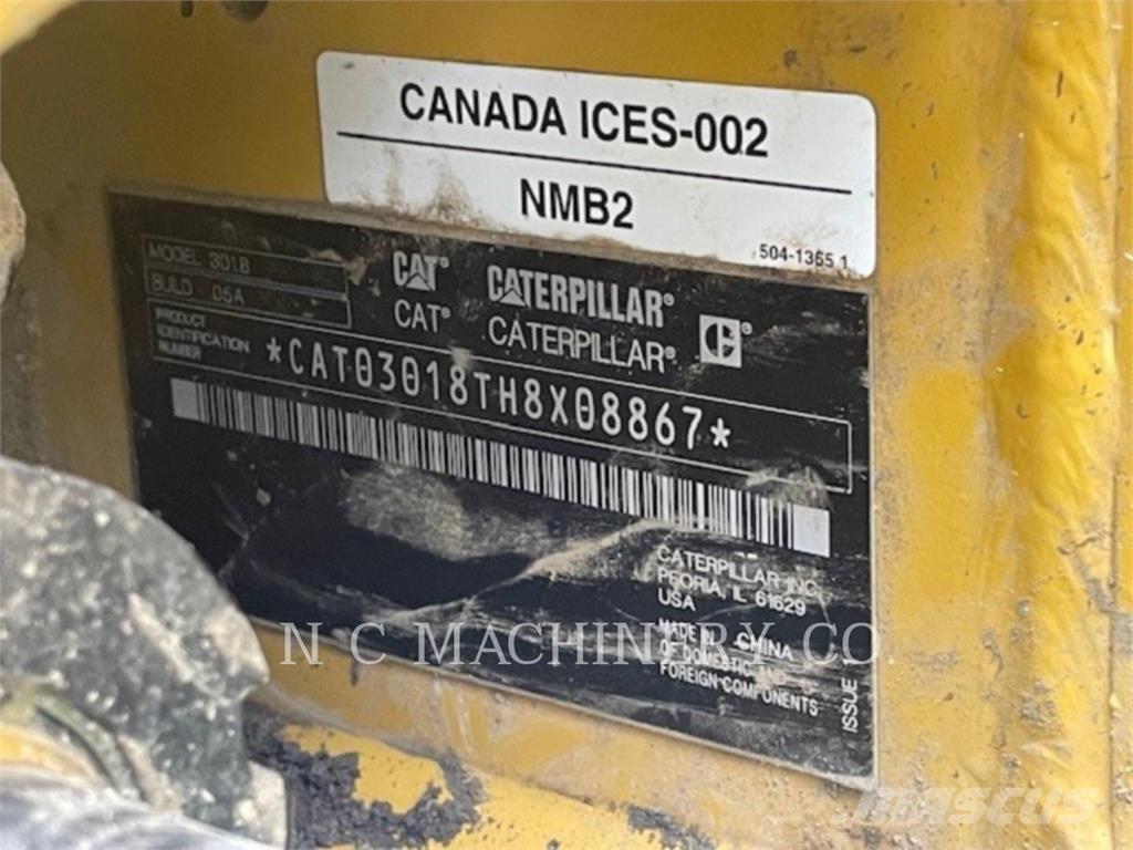 CAT 301.8 CRCB Koparki gąsienicowe