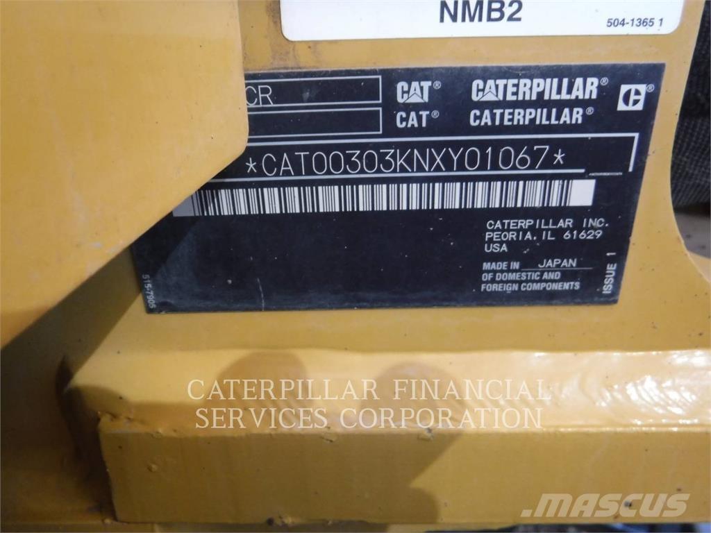 CAT 303-07CR Koparki gąsienicowe