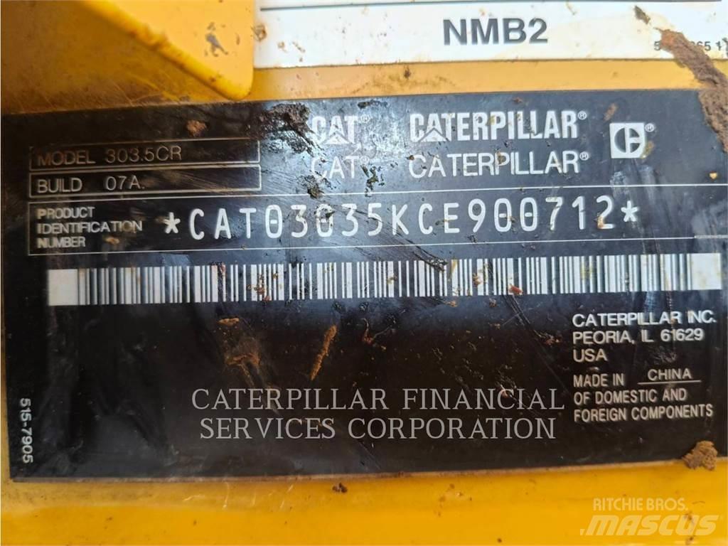CAT 303.5-07CR Koparki gąsienicowe