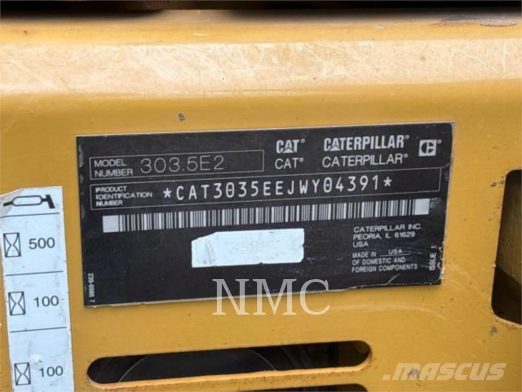 CAT 303.5E2 Koparki gąsienicowe