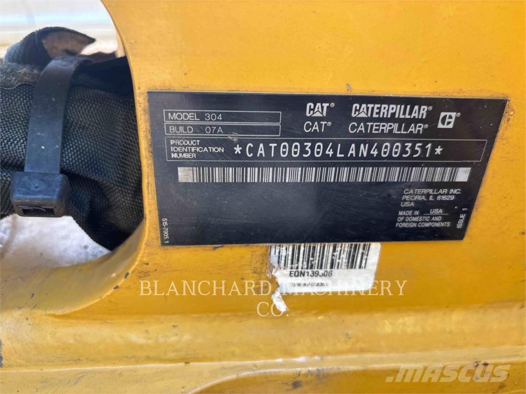 CAT 304 Koparki gąsienicowe