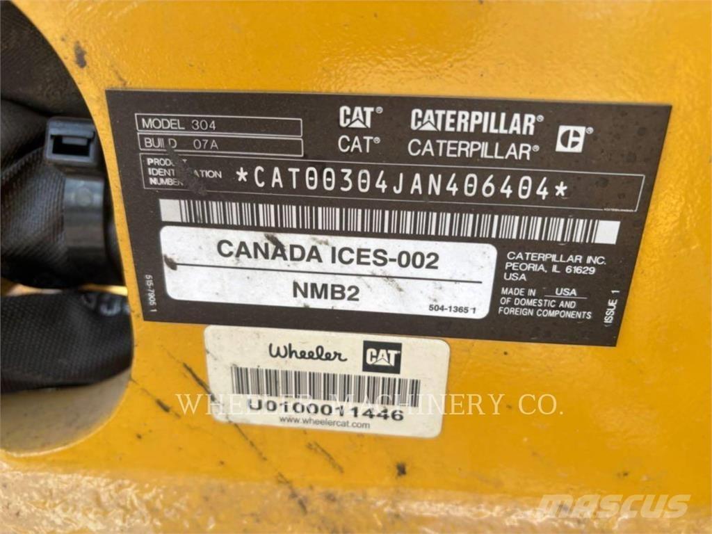 CAT 304 C3 THQ Koparki gąsienicowe