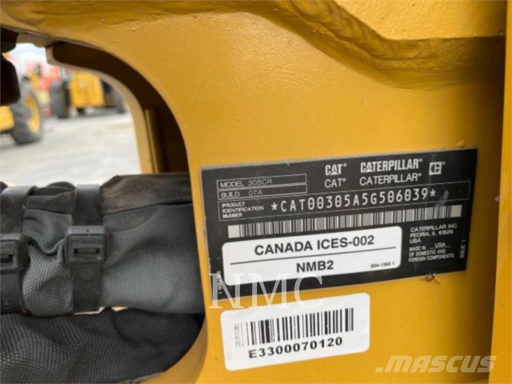 CAT 305-07CR Koparki gąsienicowe
