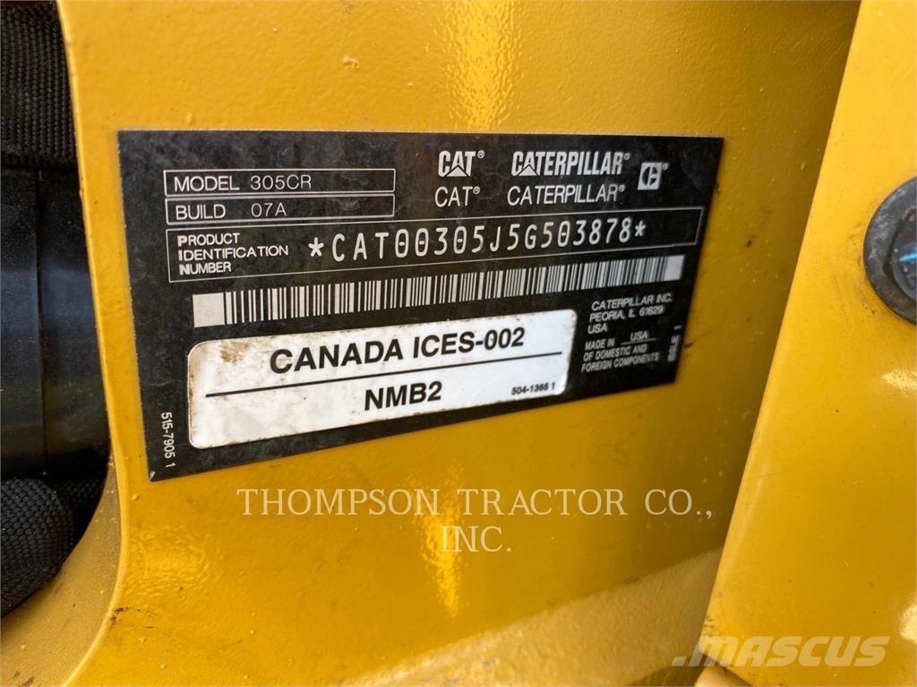 CAT 305 CR Koparki gąsienicowe