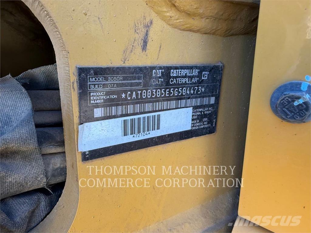 CAT 30507CR Koparki gąsienicowe
