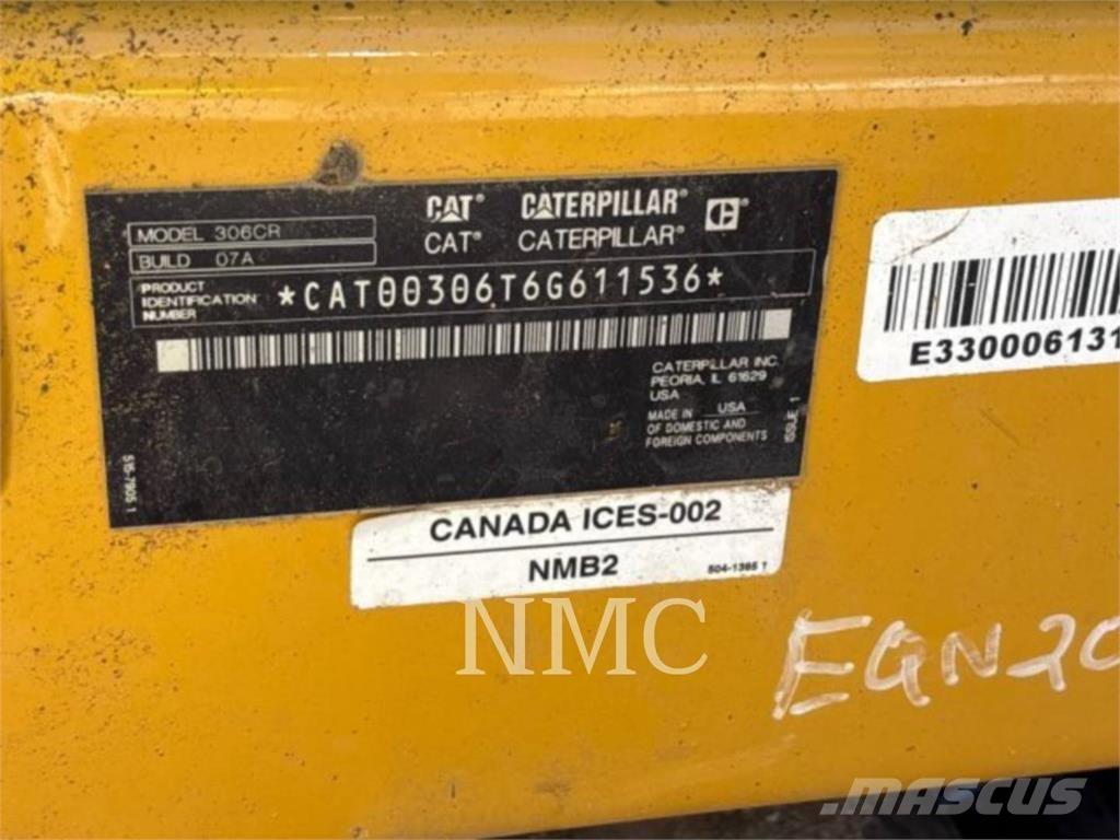 CAT 306-07CR Koparki gąsienicowe