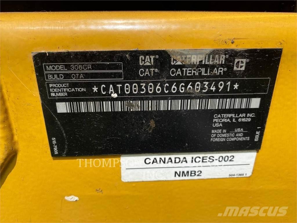 CAT 306CR Koparki gąsienicowe