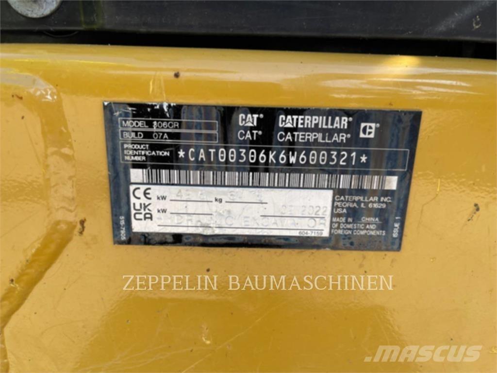 CAT 306CR-07A Koparki gąsienicowe