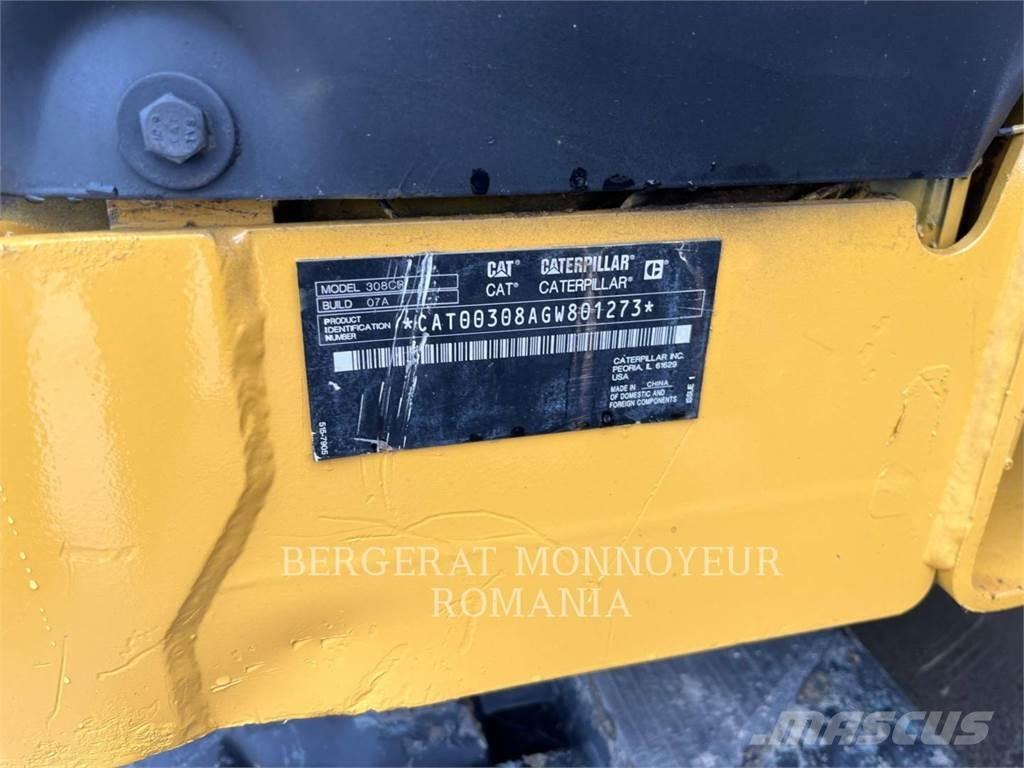 CAT 308-07CR Koparki gąsienicowe
