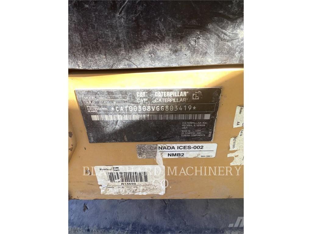 CAT 308CR Koparki gąsienicowe