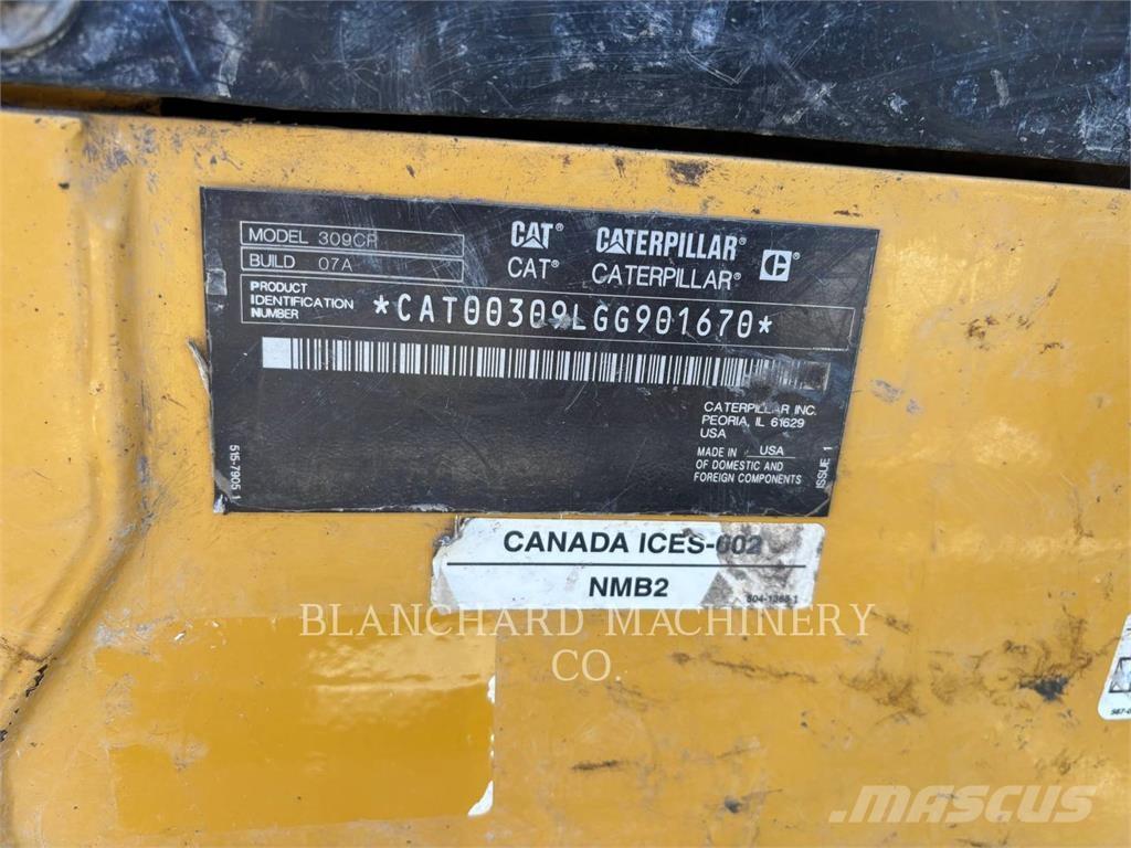 CAT 309CR Koparki gąsienicowe