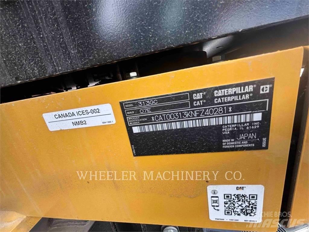 CAT 313 GC CF Koparki gąsienicowe
