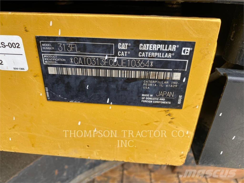 CAT 313FL Koparki gąsienicowe