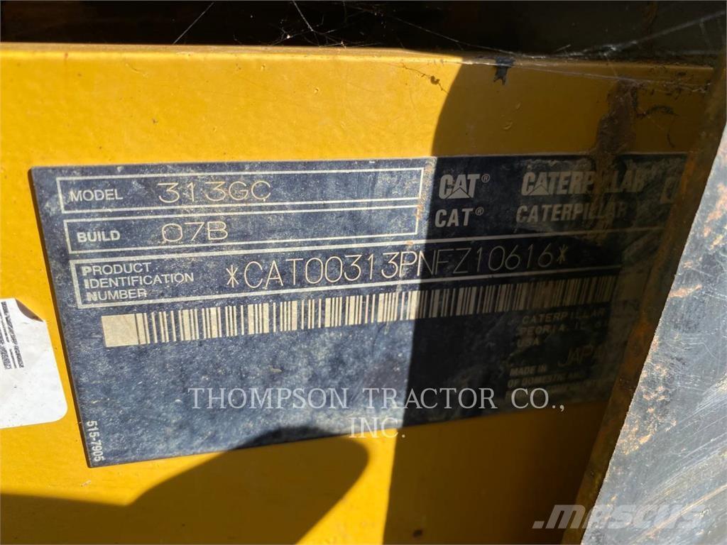 CAT 313GC Koparki gąsienicowe