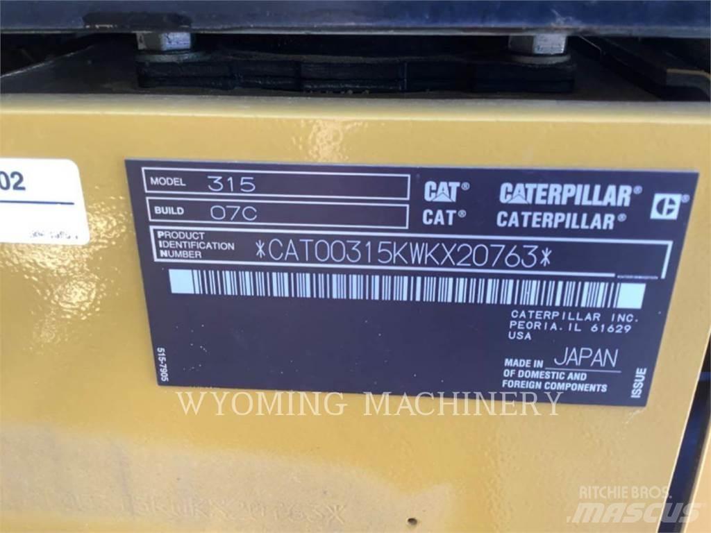 CAT 315 Koparki gąsienicowe