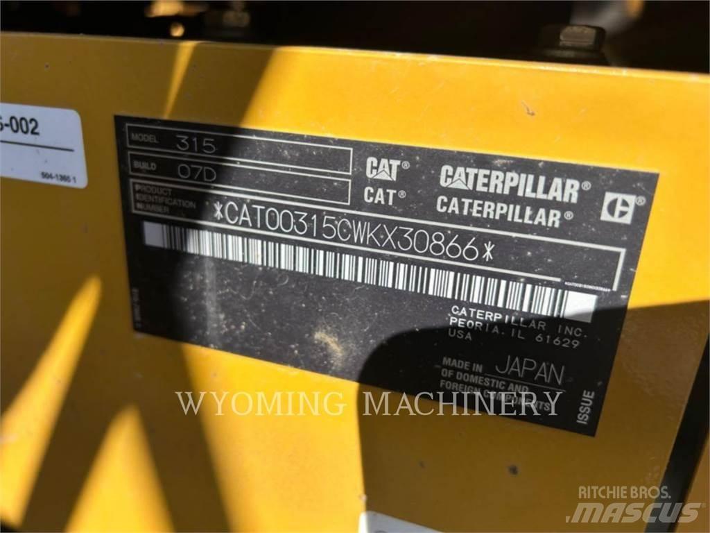 CAT 315 Koparki gąsienicowe