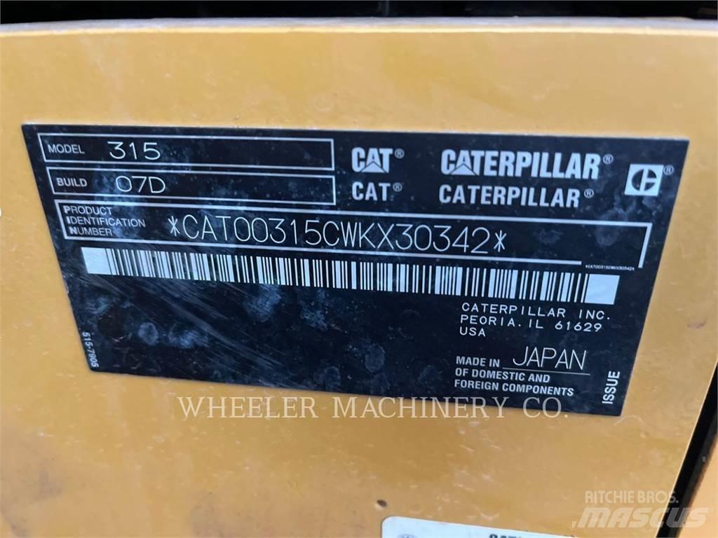 CAT 315 CF Koparki gąsienicowe