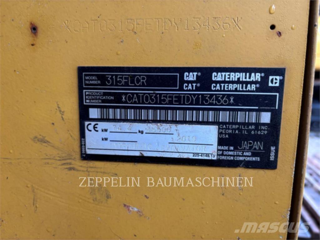 CAT 315FL Koparki gąsienicowe