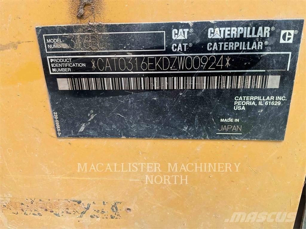 CAT 316EL Koparki gąsienicowe