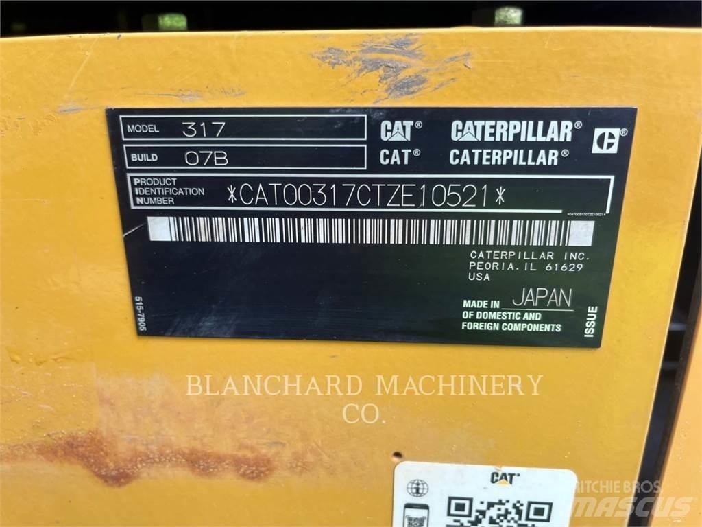 CAT 317 Koparki gąsienicowe