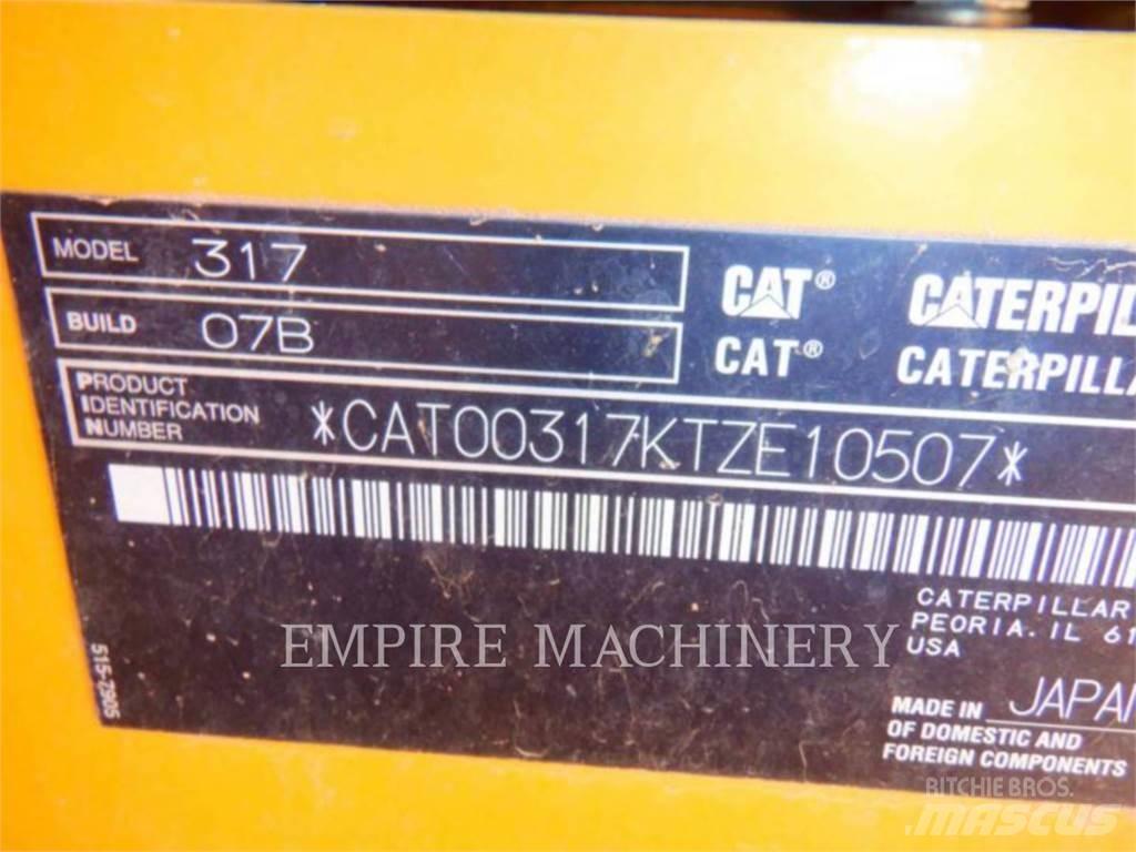 CAT 317-07 Koparki gąsienicowe
