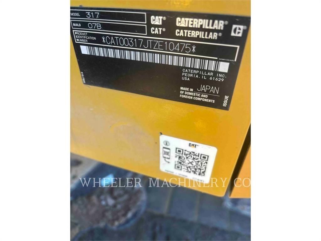 CAT 317 CF Koparki gąsienicowe
