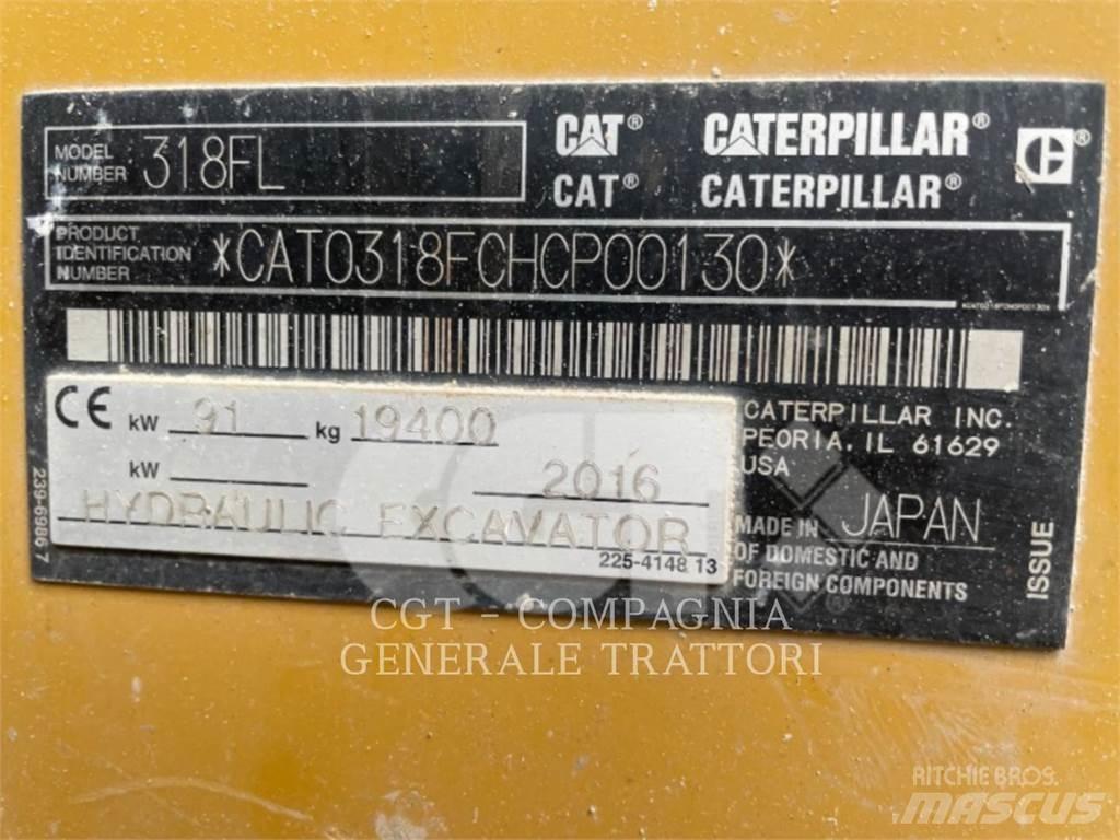 CAT 318F Koparki gąsienicowe