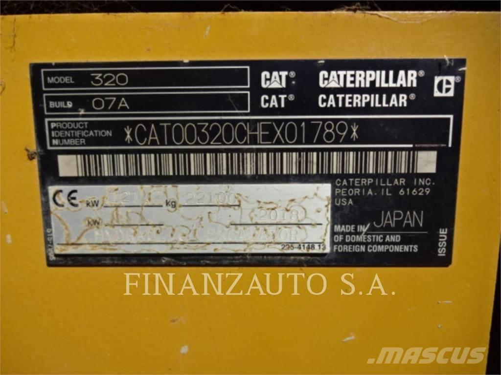 CAT 320 Koparki gąsienicowe