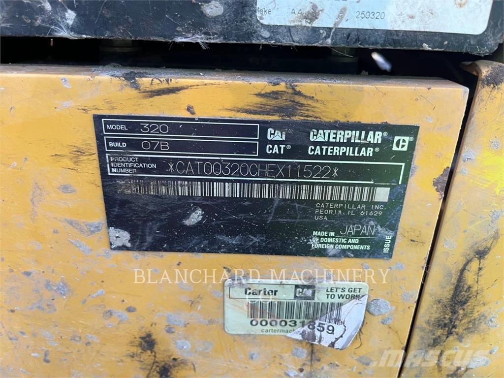 CAT 320 Koparki gąsienicowe