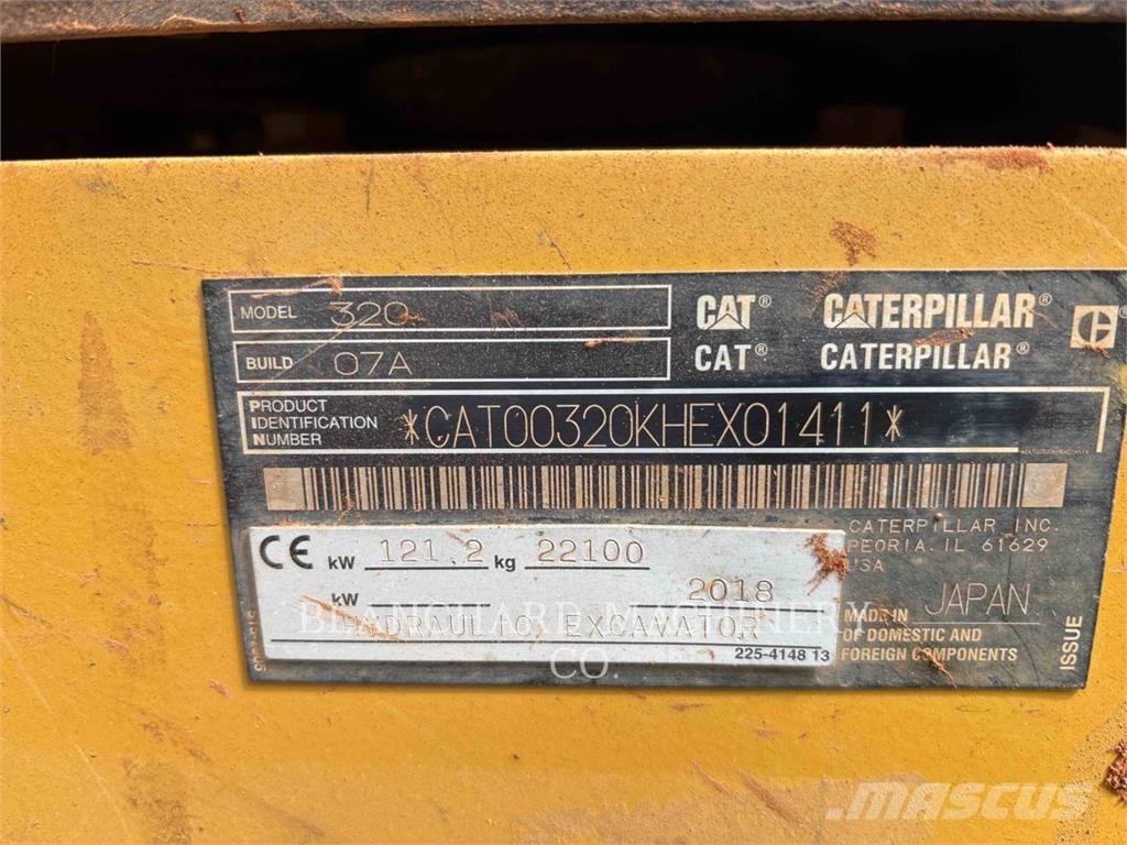 CAT 320 Koparki gąsienicowe