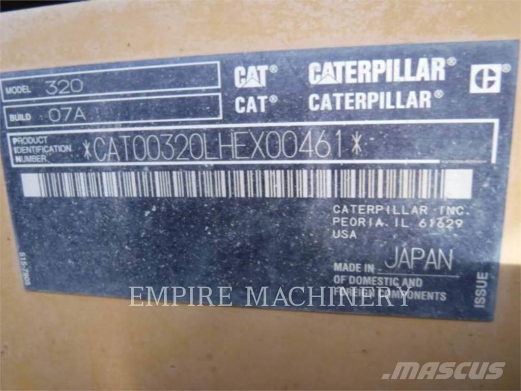 CAT 320-07 Koparki gąsienicowe