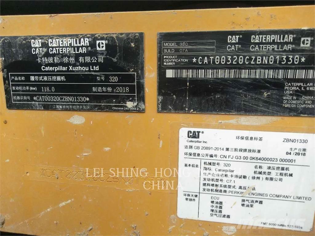 CAT 320-07 Koparki gąsienicowe