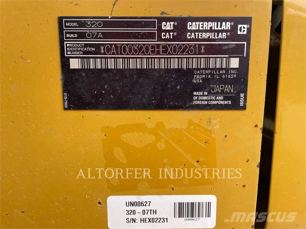 CAT 320-07 TH Koparki gąsienicowe