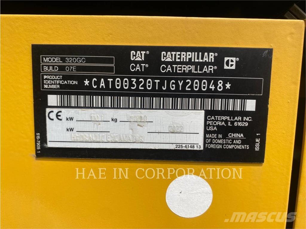 CAT 320-07GC Koparki gąsienicowe