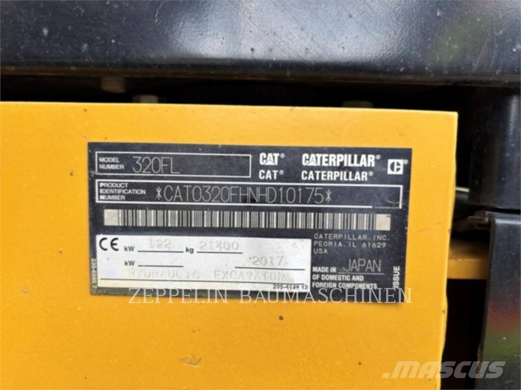 CAT 320FL Koparki gąsienicowe