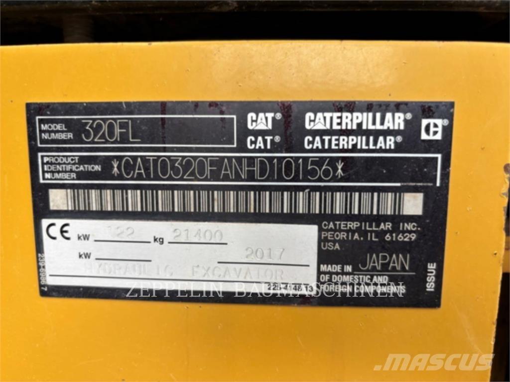 CAT 320FL Koparki gąsienicowe