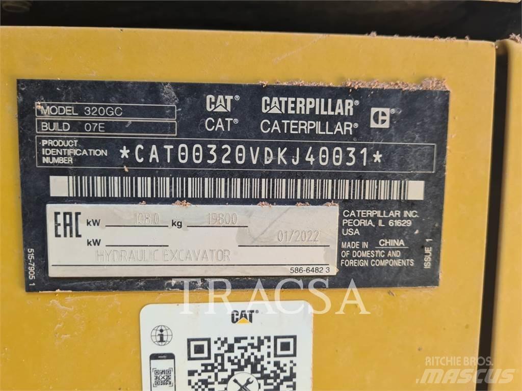CAT 320GC Koparki gąsienicowe