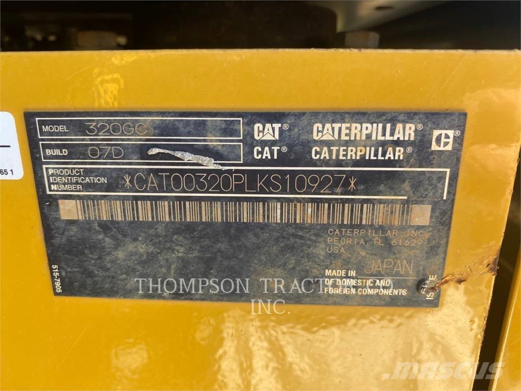 CAT 320GC Koparki gąsienicowe