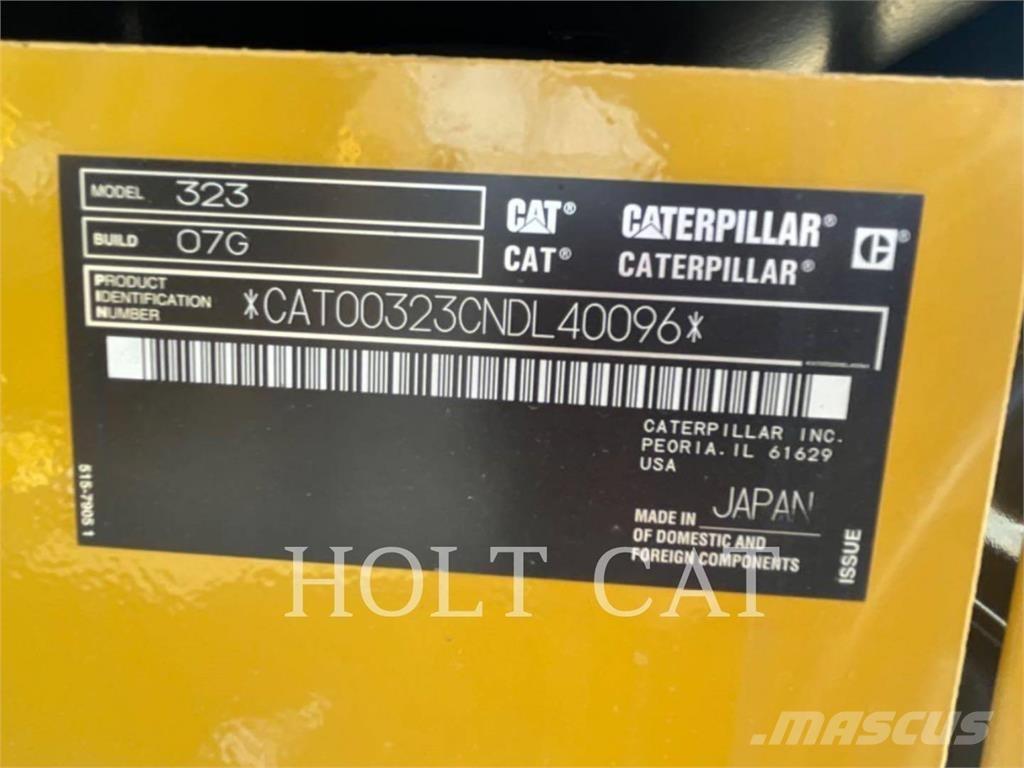 CAT 323 TC Koparki gąsienicowe