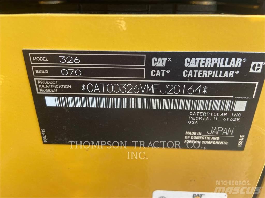 CAT 326 Koparki gąsienicowe