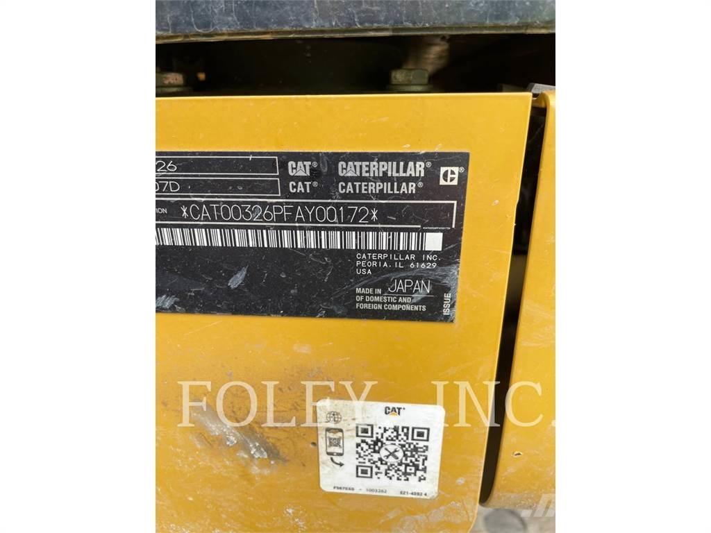 CAT 326-07 Koparki gąsienicowe