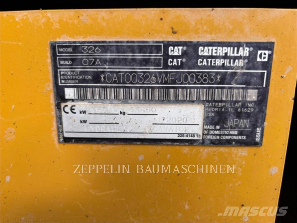 CAT 326-07A Koparki gąsienicowe