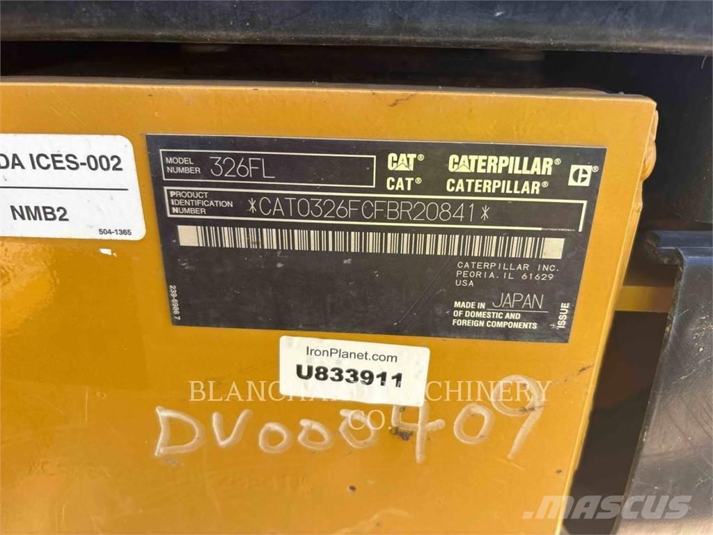 CAT 326FL Koparki gąsienicowe
