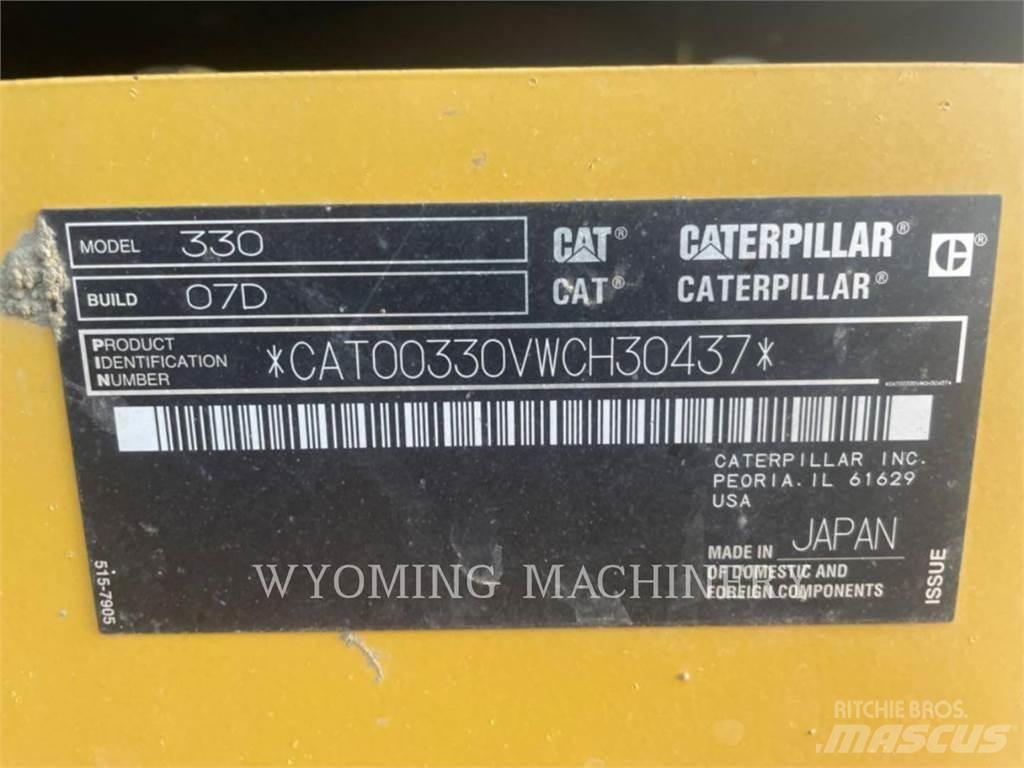 CAT 330 Koparki gąsienicowe