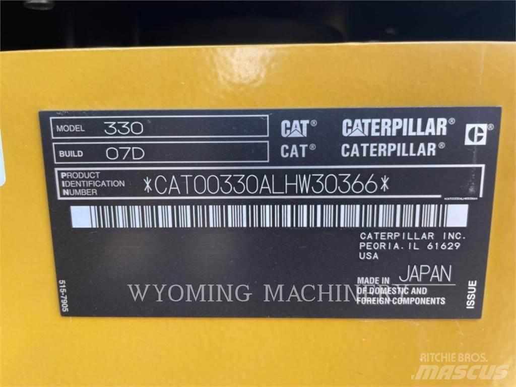 CAT 330 Koparki gąsienicowe