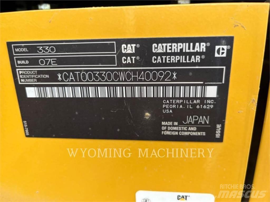 CAT 330 Koparki gąsienicowe