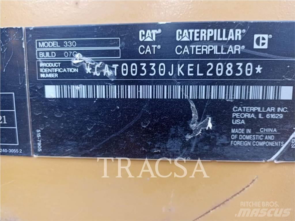 CAT 330 Koparki gąsienicowe